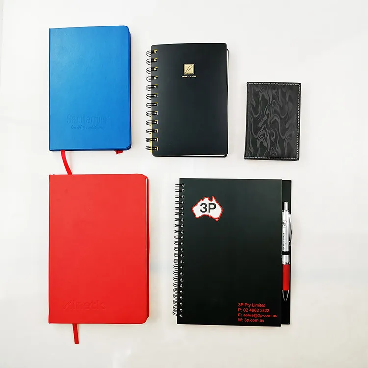 
Promotional LOGO Printed Hardcover Spiral Custom Notebook 