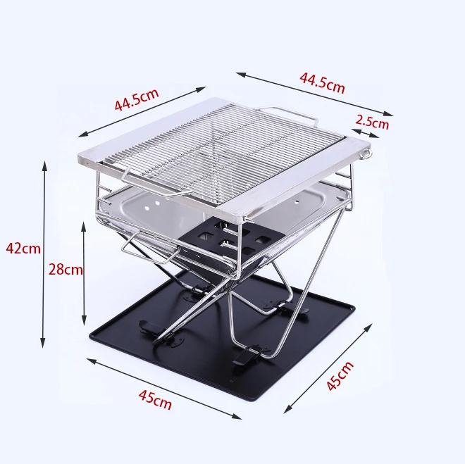 Производитель гриля для барбекю портативный гриль Настольный фабрика из нержавеющей стали китайское праздничное семейное