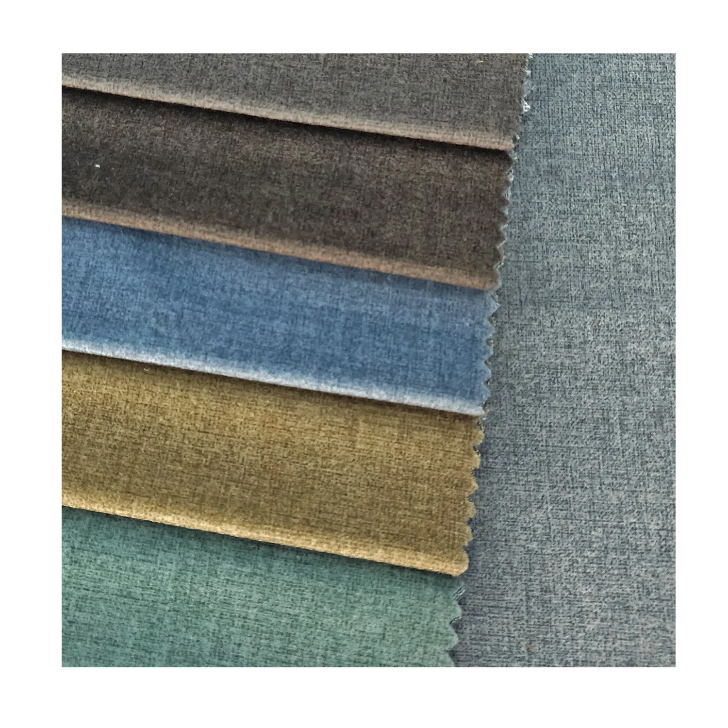 Zhejiang factory cheap in stock chocolate 280cm heavy  printed velvet curtain fabric velvet metallic looking upholstery fabric