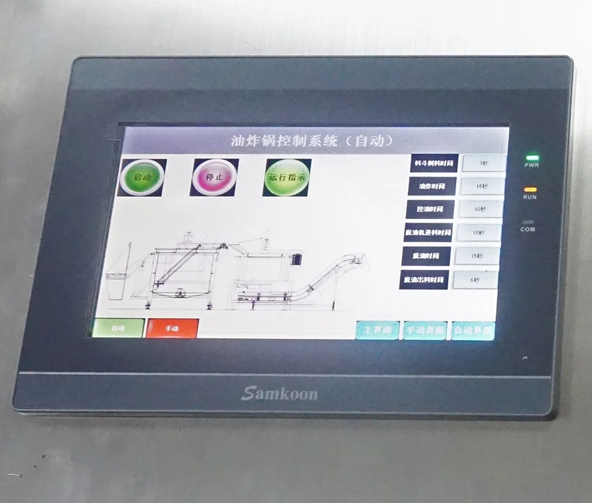 Full Automatic Industrial Continuous Gas Snacks Food Banana Nut French Fries Potato Chips Chicken Deep Frying Fryer Machine