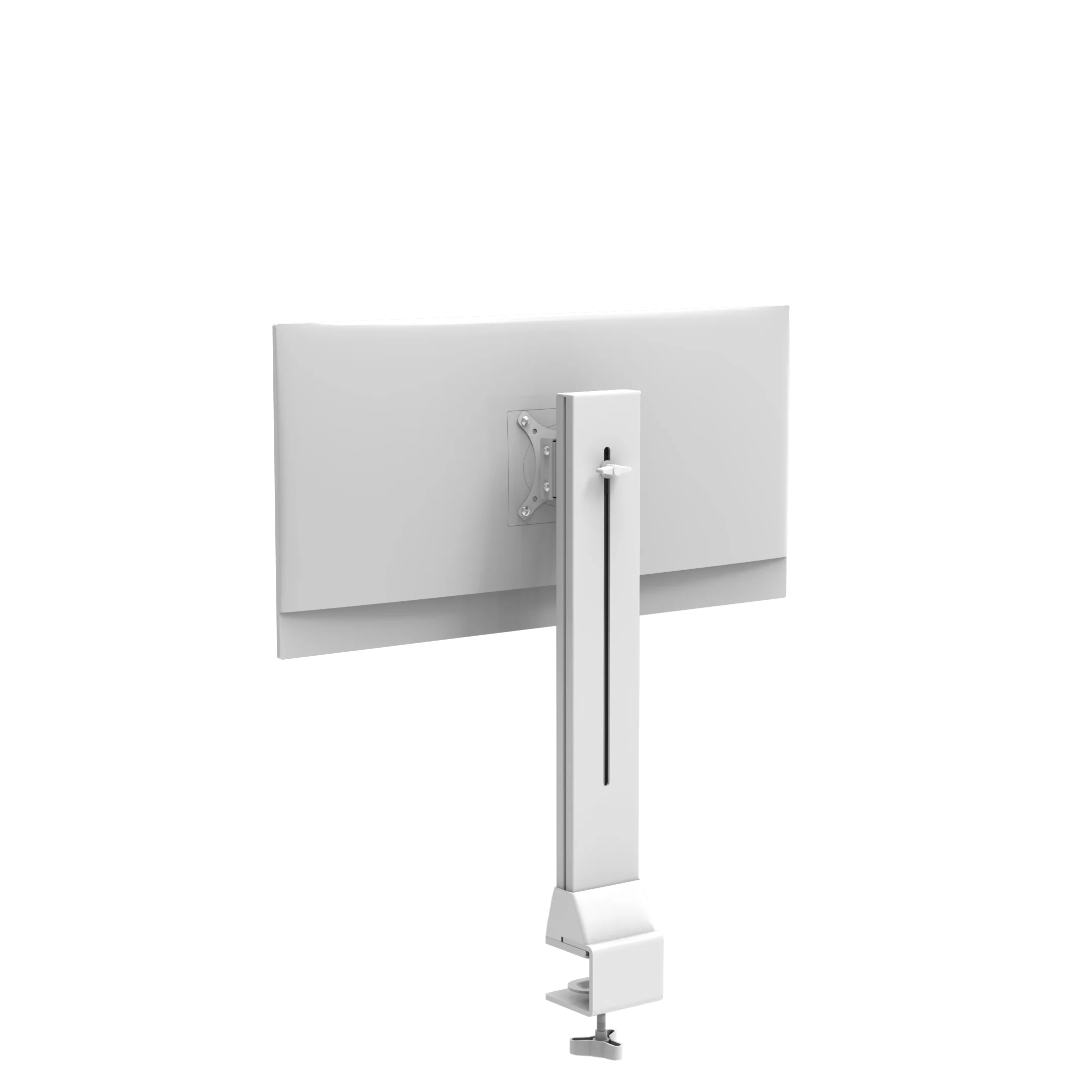 Aluminum Dual Monitor Arm Desktop Mount Laptop and Monitor Stand with Laptop Stand