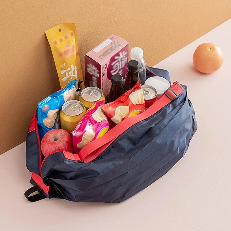 Foldable Shopping Bag Waterproof Outdoor Travel Storage Bags Large-capacity Portable Beach Supermarket Grocery Bag