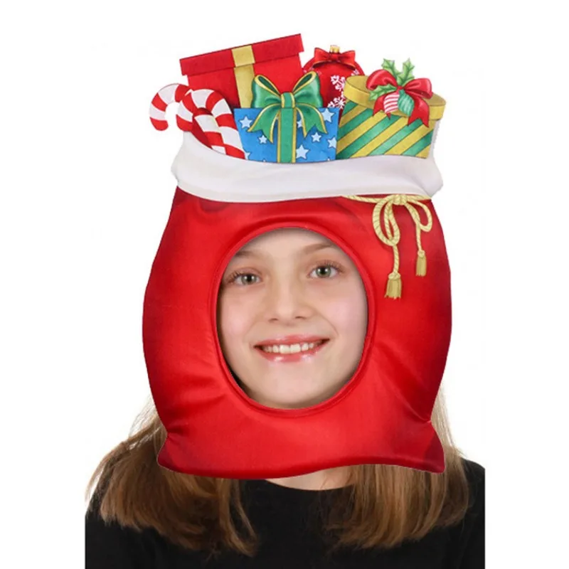 Hot selling wholesale Christmas Mask prop Cosplay Lucky Bag Personality Headgear Head masquerade Mask headgear