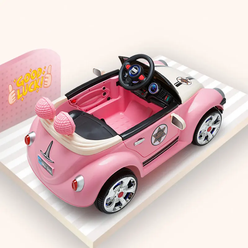 Wholesale Remote Control Girl Doll Can Sit Toy Pink Ride Cars On Girls Electric