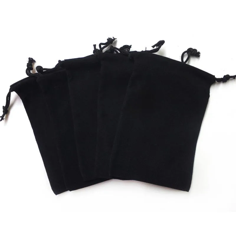 Black Velvet Pouch Packing Bag for All Jewelry
