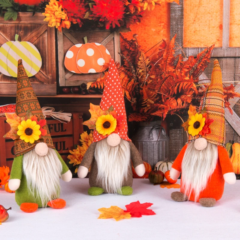 Моющаяся кукла autunno peluche фестиваль урожая мини-gnomi regali счастливый карлик домашний декор