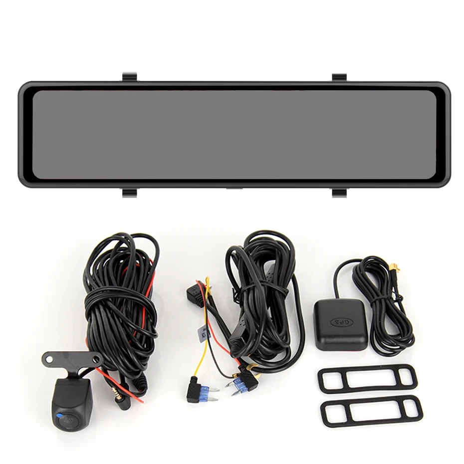 Z70 Android 8.1 2+32G Mirror Car DVR with 1080p Resolution WIFI GPS Navigation 12inch Touch Screen Remote on App 4G Black Box