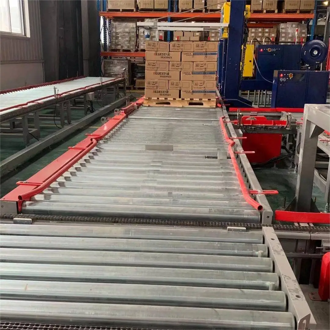 case / box / carton roller transfer conveyor line