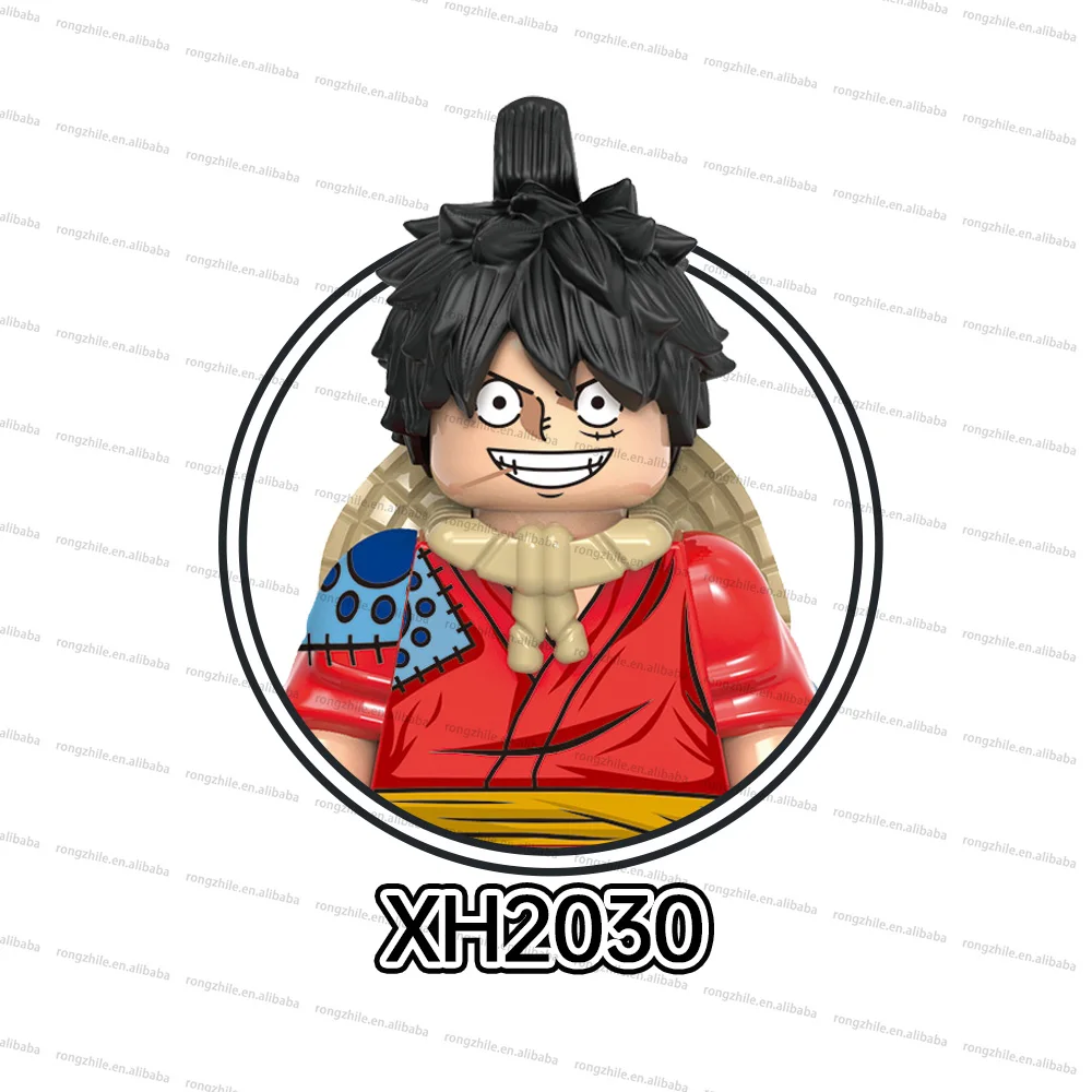 X0352 Japanese Anime Cartoon One Pieces Building Blocks Mini Action Figures Bricks Model Education Toys For Kids Juguetes Gift