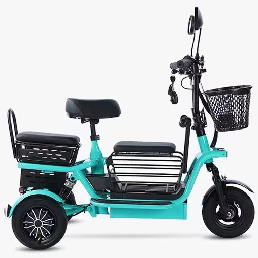 Threewheeled electric scooter 10inch  mini ebike Three-wheeled Electric Bike international transport