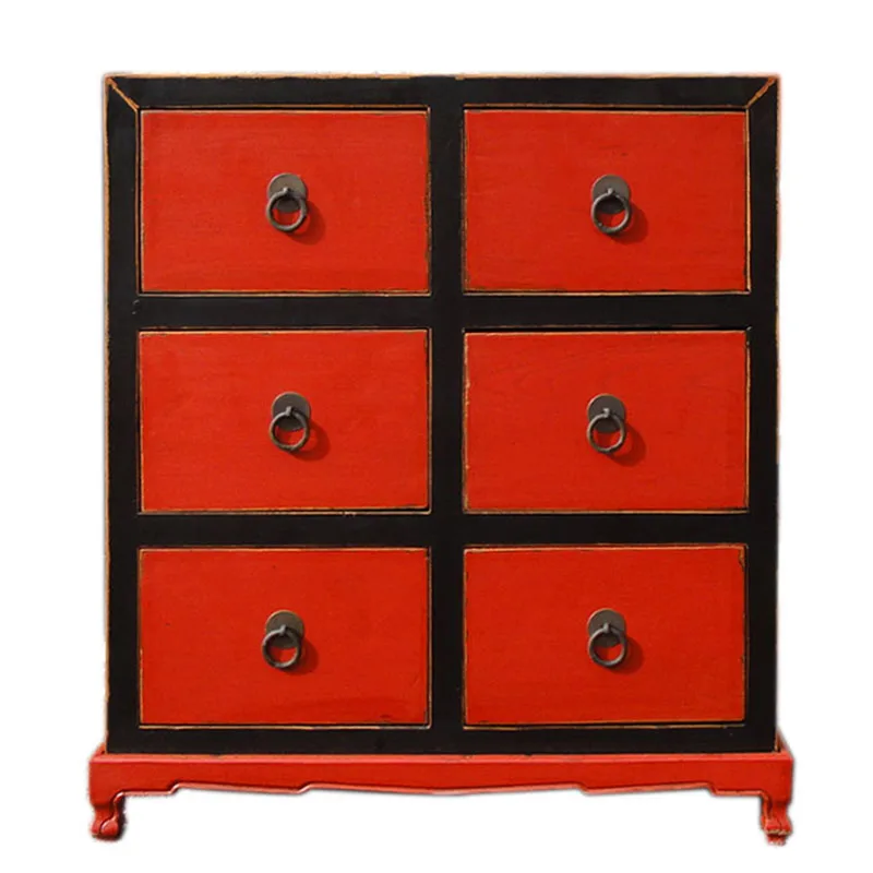 Furniture Bedside Table Minimalist Multi-functional Solid Wood Bedside Nightstands