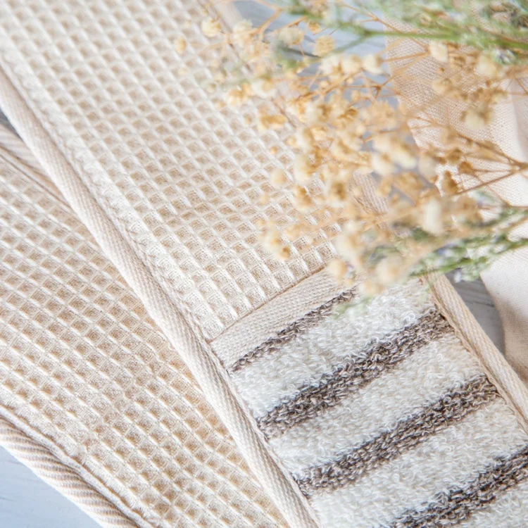 Gloway Private Label Ultra Soft Texture Shower Strap Sponge 100% Natural Cotton Bath Exfoliating Scrubber Bathing Brush Belt