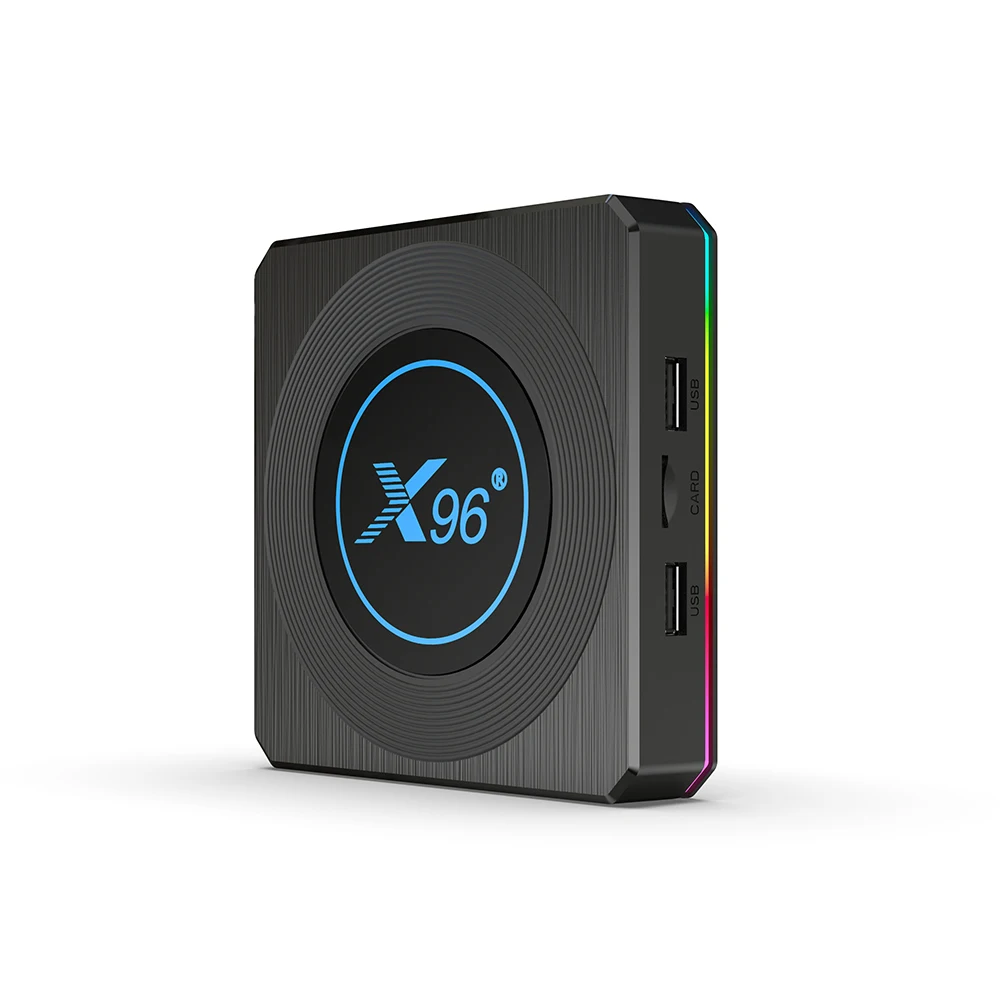 2021 X96 X4 Amlogic S905X4 4 ГБ DDR3 64 Гб EMMC 2T2R Двойной AC 2 ГГц + 5 Wifi 1000M LAN BT4.X 8K Android 11