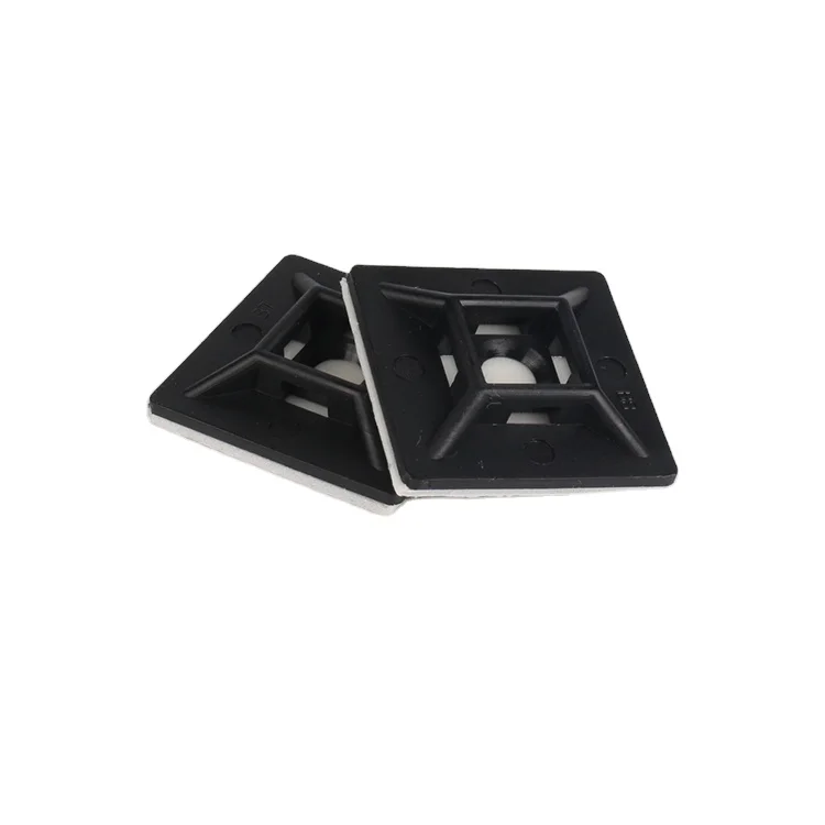 nylon66 high quality cable ties mounts pad factory