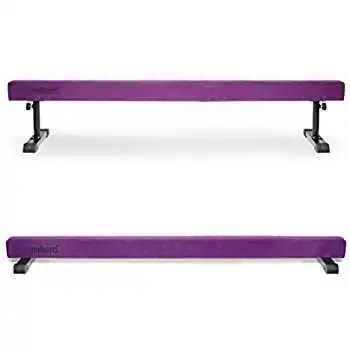 Heavy duty&anti-slip rubber feet provide great stability& adjustable height Gymnastics beam
