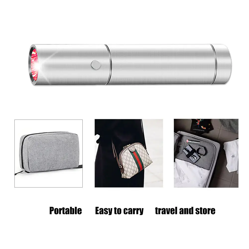 Handheld Red Light Therapy Torch 630Nm 660Nm 850Nm Near Infrared Light Therapy Pain Relief red light therapy torch