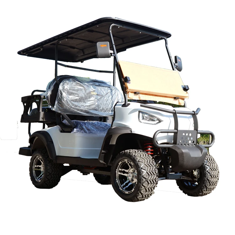 Street Legal Chinese Golf Cart 48V Club Car Electric 4x4 Utility Vehicle 2 4 6 Seat Luxury Off Road Golf Buggy Cart