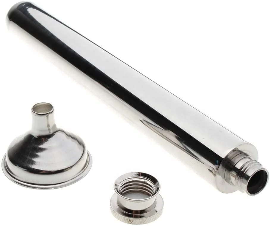 Хит продаж 2 унции мини-фляжки и воронки из нержавеющей стали набор для женщин цилиндрический карман фляжка бутылки с ликером