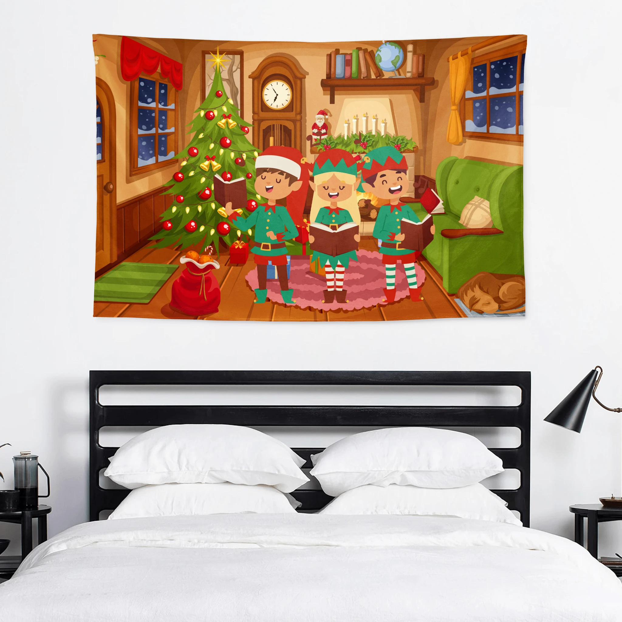 
wholesale cheap price Tapestry wall blankets or decorative blankets for outdoor or indoor Christmas Tapestry 