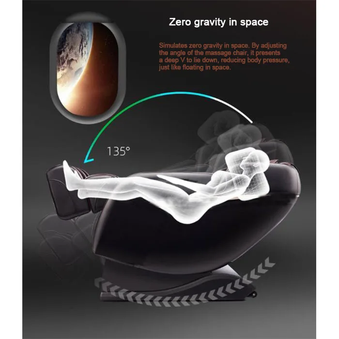 New Super Deluxe 3D Zero Gravity Vending Massage Chair