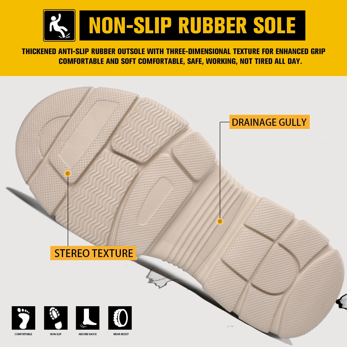 SAFETY BLAZERS Hot Selling Multifunctional Anti Scald Shock Absorbing Foot Protection Safety Boots For Men