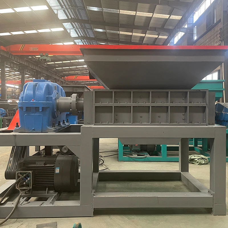 Low noise small tire shredder machine large tire shredder machine plastic recycling shredder machine