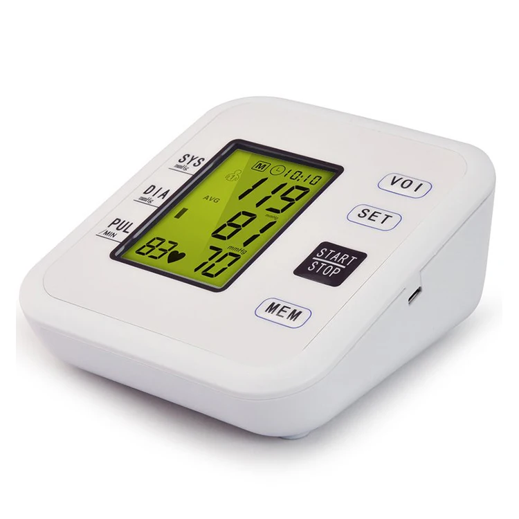 Health Care Bp Voice function Reading Led Display Portable type Arm Blood Pressure Monitor