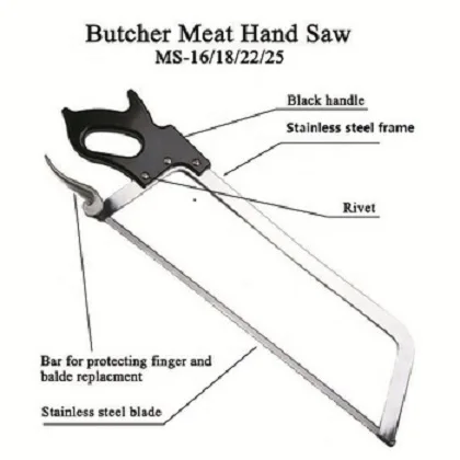 Factory Direct Sale Steel Panel Saw Meat Hand Saw