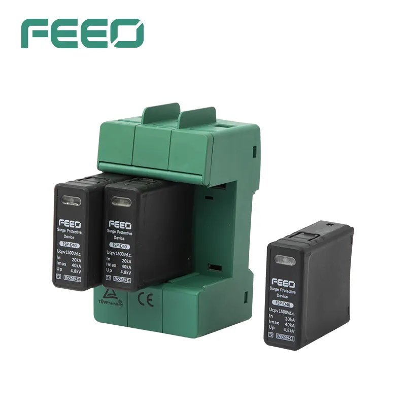 600V Solar Photovoltaic DC Power SPD/Surge Protector solar surge protective device