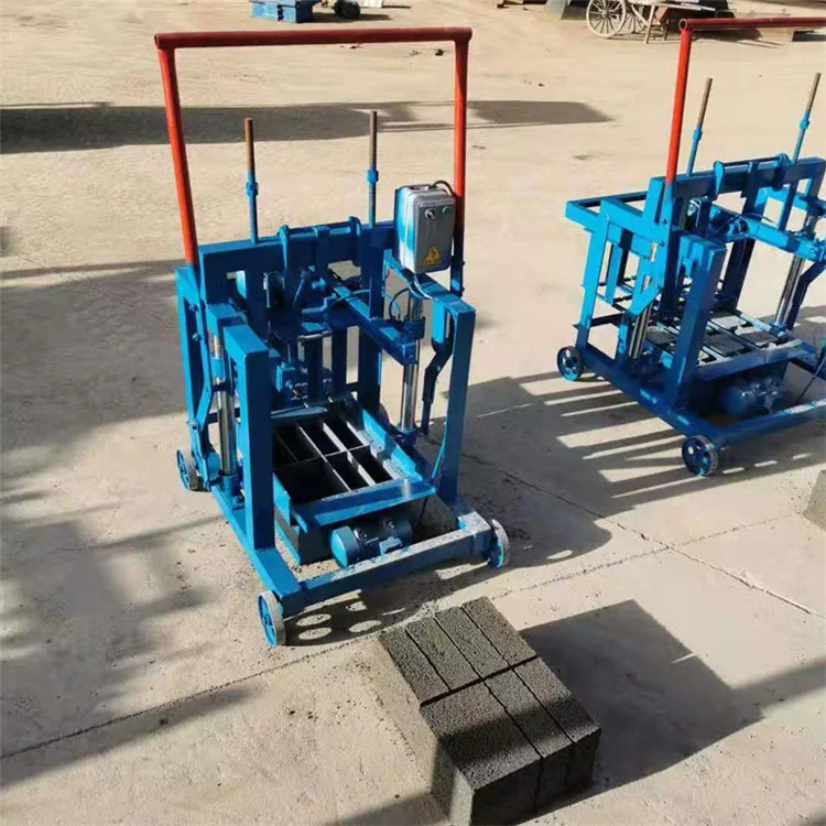 2-45 mini brick making machine 110/220/380v mobile concrete brick machine