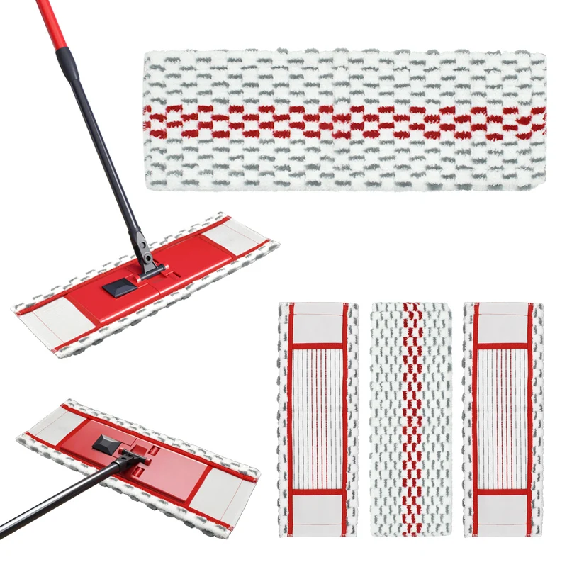 House hold Cleaning Products Sponge Loop Pva Mop Head Spray Mop with 2 Washable Microfiber Pads for Vileda Ultramat