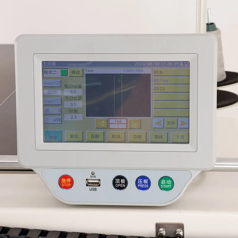 Factory direct sale wholesale advanced computerized automated polo shirt placket sewing machine