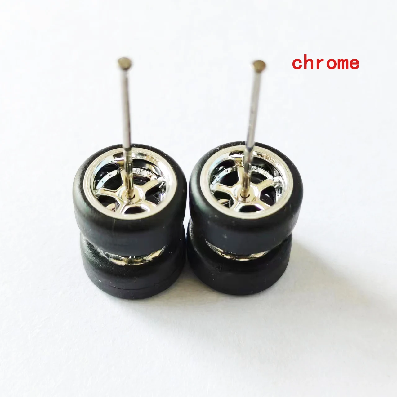 1/64 Chrome Wheels or Offroad Tires 10.8/11.2/14mm Electroplated Wheel for 1:64 Matchbox Domeka Hotwheel Diecast Car Model Cars