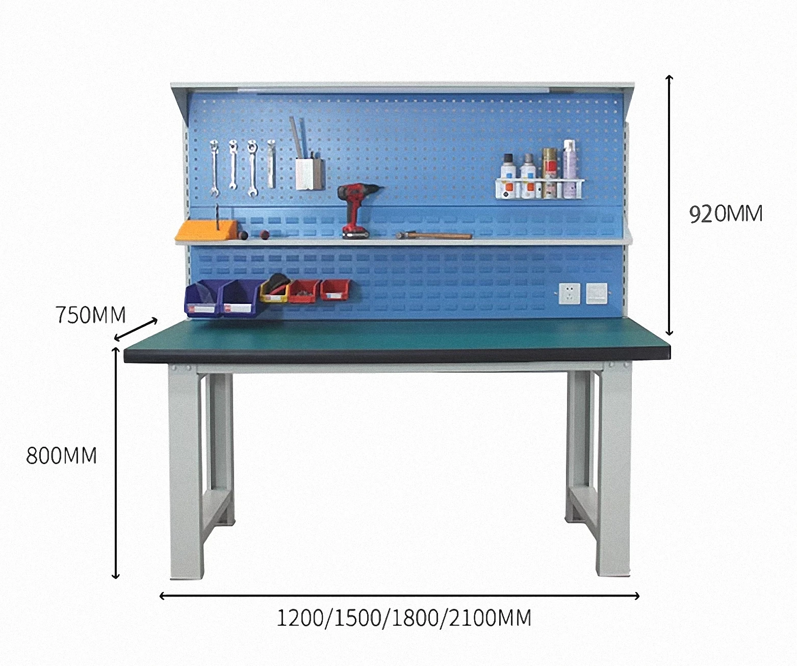 Mechanical woodworking bench heavy duty work bench workshop workbench