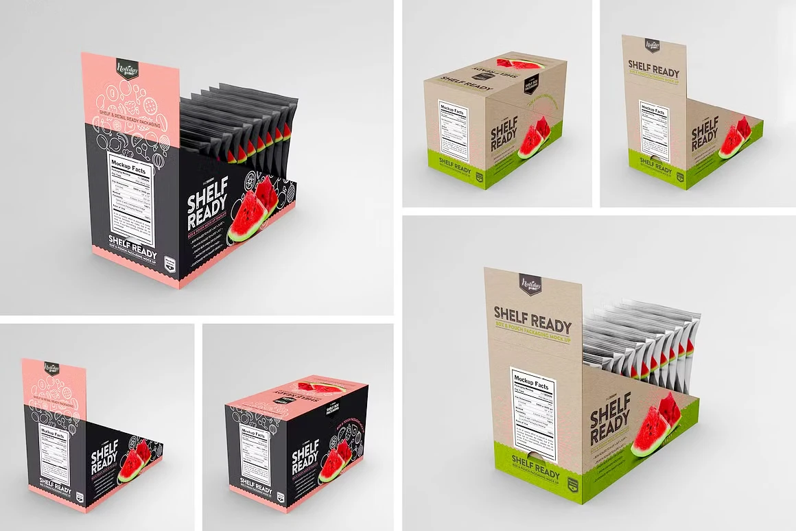 Holidaypac Custom Shelf Ready Tray Display Box For Retail SRT