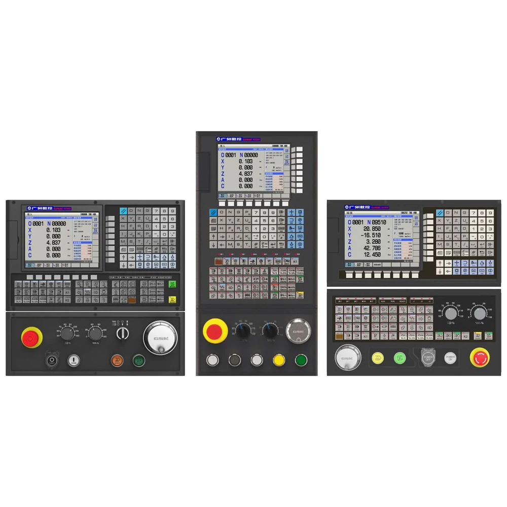 GSK 980TDi CNC controller Guangzhou CNC Double channel lathe  Numerical control system