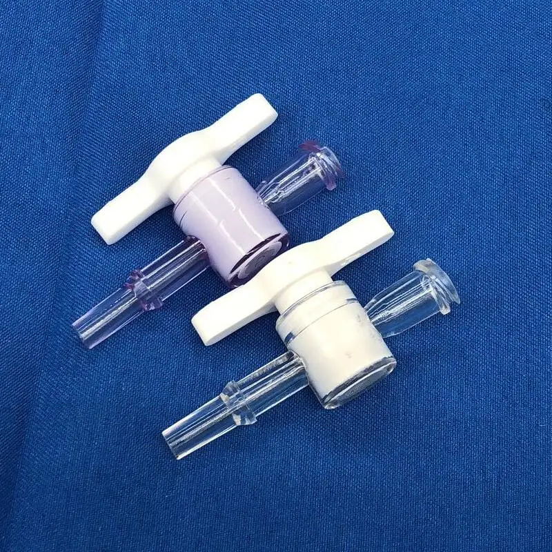 Medical plastic two way valves plastic two way stopcock