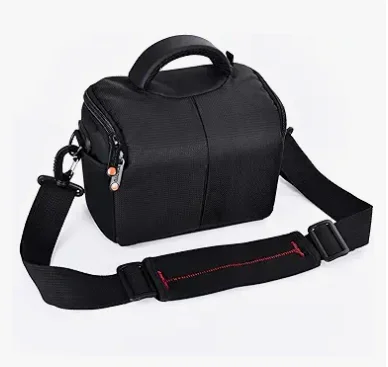 Bag for DSLR Camera, Waterproof Crossbody Camera Case with Padded Shoulder Strap, Anti-Theft Shoulder Bag