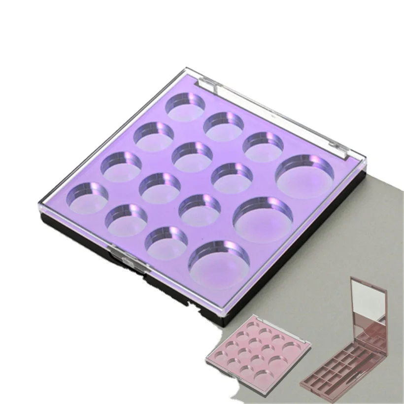 Оптовая продажа, Палетка теней для век под заказ, пустая Магнитная палитра теней для век для макияжа