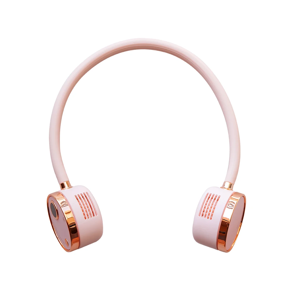 Wholesale Bladeless Electric 360 rotation Outdoor Battery Mini Charging Air Cooler low Noise Portable Rechargeable Car Neck Fans