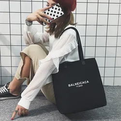 Сделанный на заказ простой жилет сделай сам на одно плечо парус Шоппинг Холст Хлопок Сумка-тоут с кожаными ручками