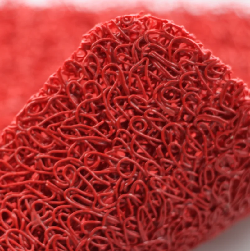 Red carpets pvc coil floor mat roll waterproof pvc mat roll spaghetti without backing manufacturer china supplier