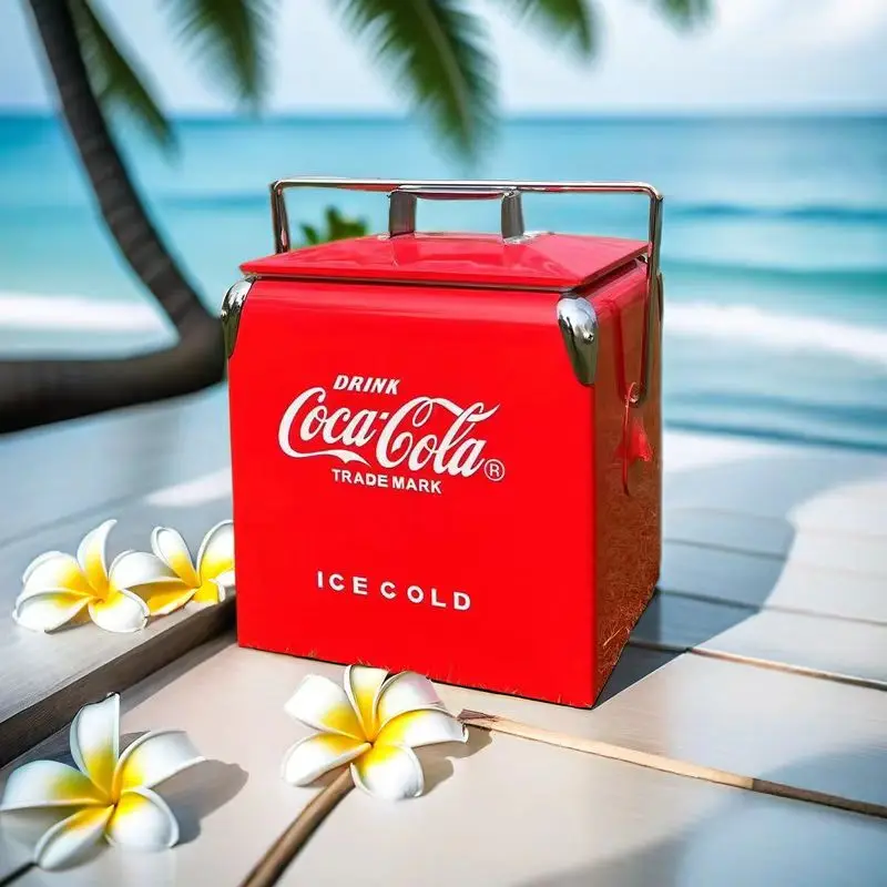 13 Liter Retro Stainless Steel Portable Multi-functional Cold And Warm Dual-Purpose Food And Beverage Insulation Hand Bucket