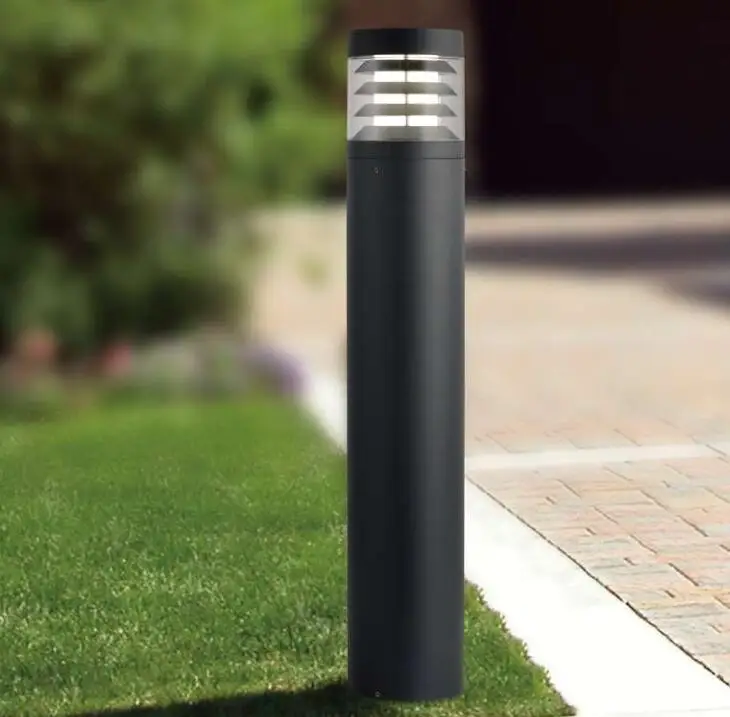 Outdoor Lighting Post Aluminum IP65 Garden lamp Street Parking Lot Light 3000K+4000K 2 CCT Bollard Light