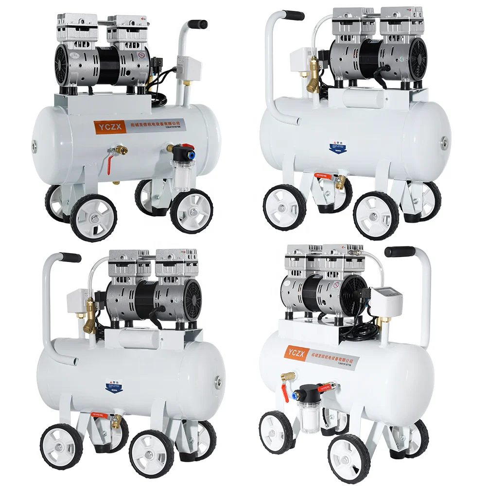 FVN-180V 220V 600W 160L/min -91KPa Industrial Electric Oil Free Piston Air Pressure Vacuum Pump With 20L Air Pressure Tank