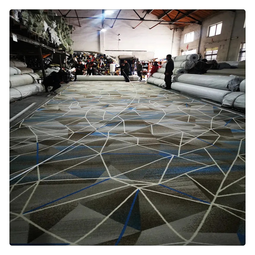 Factory Wholesale Alfombra Modern Design Luxury Hotel Carpet Rug Hotel Lobby Hallway Carpet For Hotel Wall To Wall Carpet
