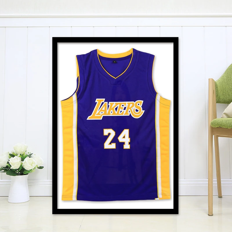 wood frame MDF pine solid oak UV Protection Baseball Football Jersey Frame Display Case Shadow Box