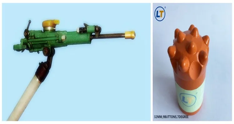 32-40mm 6 button 6 degree tapered rock button drill bit