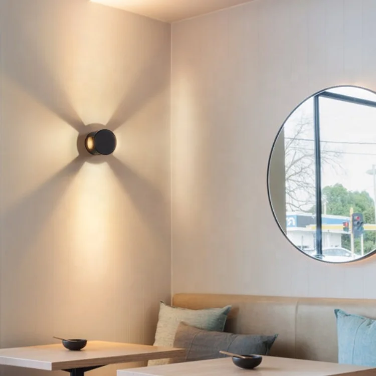 
LWA411-BK 60degree outdoor garden decorative 4 ways 4x3w aluminium painted black led outdoor wall lamps 