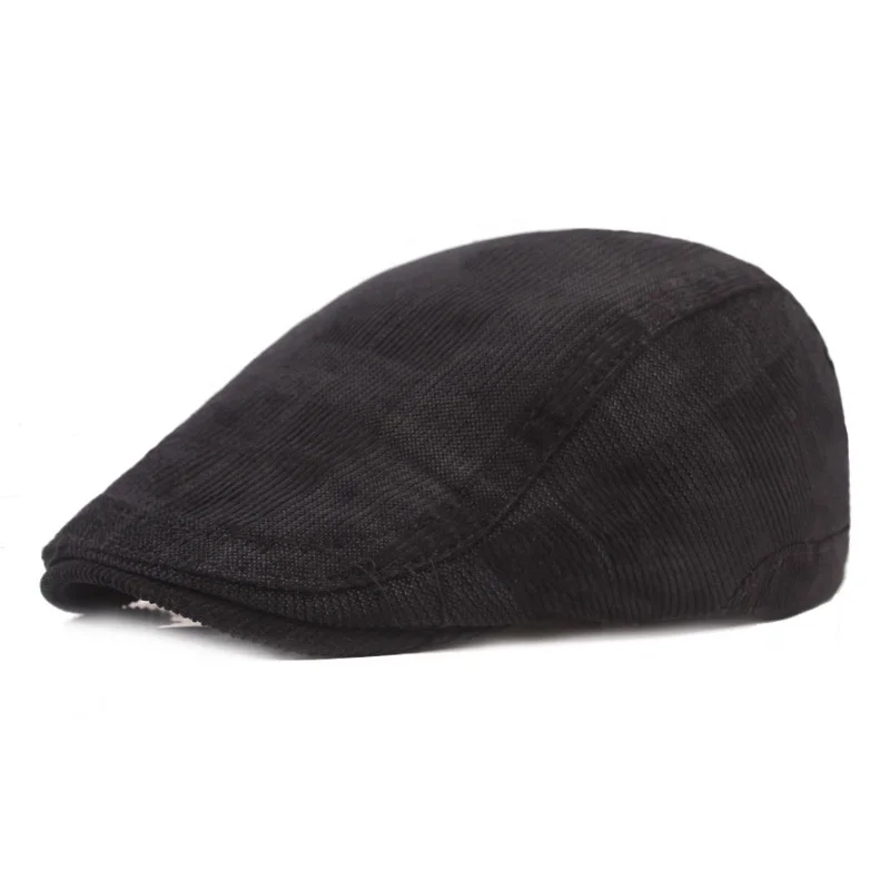 Wholesale Unisex Corduroy Ivy Cap Vintage Velvet Beret Hat Mens